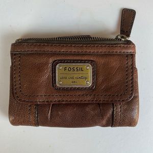 Leather Fossil Wallet